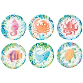 talerzyki-papierowe-podwodne-zwierzeta-ocean-partypal-18-cm-6-szt