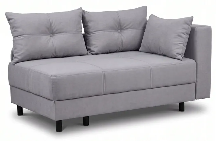 Sofa Rozkładana Kanapa Do Salonu Pokoju Dzieci ZOOMY z Funkcją Spania Szara