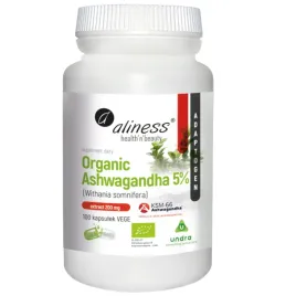 aliness-organic-ashwagandha-5-percent-ksm-66-100-kaps-stres-pamiec-koncentracja