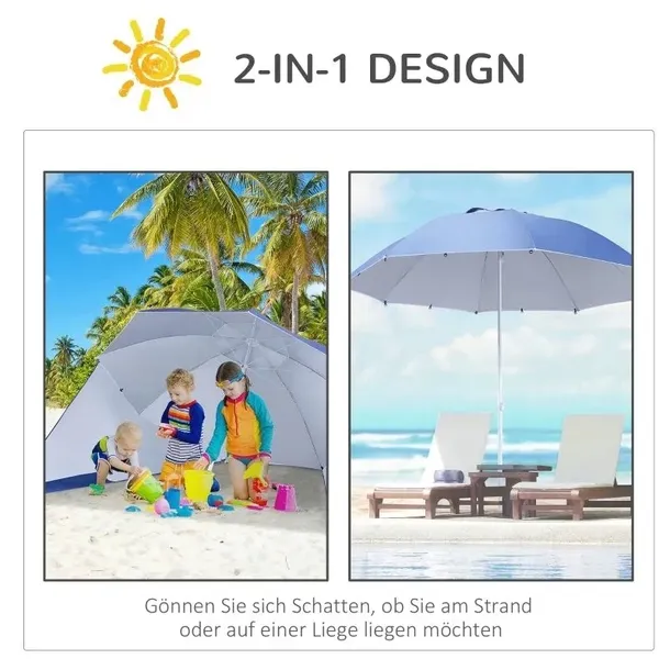 parasol-plazowy-2w1-stan-nowy