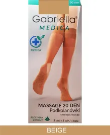 gabriella-massage-knee-sock-20den-uni-beige