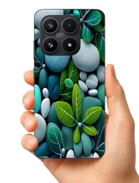 etui-case-do-xiaomi-17-kamienie-liscie-wzorki