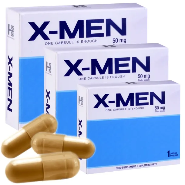X-Men Tabletki Na Mocną Erekcję Potencję U Panów 2 Sztuki