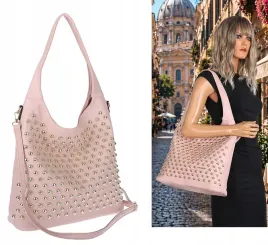 torebka-damska-worek-listonoszka-a4-shopper-z-cwiekami-modna-ch26-rozowa
