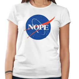 koszulka-damska-nope-jak-nasa-biala-s