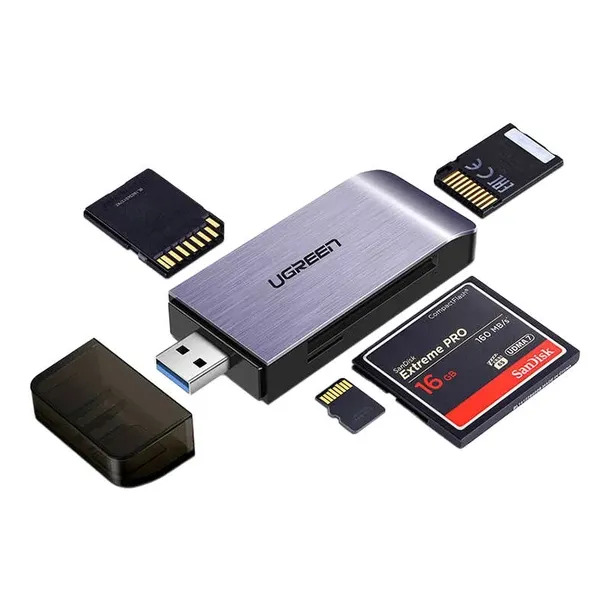 ugreen-adapter-czytnik-kart-sd-micro-sd-cf-ms-na-usb-transfer-do-5gbps-obslugiwane-karty-pamieci-compactflash-cf-memory-stick-ms-micro-secure-digital-micro-sd-secure-digital-sd