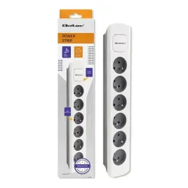 qoltec-listwa-zasilajaca-6-gniazd-1-8m-bialo-szara