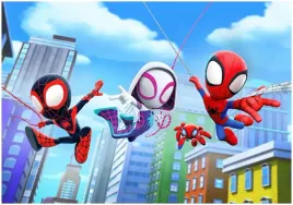naklejki-na-sciane-dla-dzieci-plakat-spidey-i-super-kumple-100x70