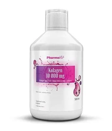Pharmovit Kolagen 10000mg kwas hialuronowy, 500ml
