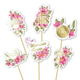 pikery-komunia-swieta-rozowe-serce-8-cm-6-szt
