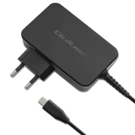qoltec-ladowarka-gan-power-pro-1xusb-c-100w-5-20v-3-5a-czarna