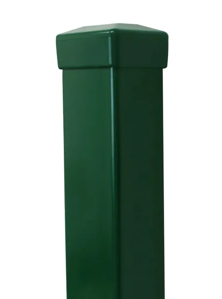 Słupek do paneli ogrodzeniowych o wysokości 230 cm w kolorze zielonym