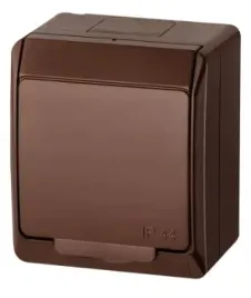 gniazdo-hermetyczne-brazowe-pojedyncze-16a-polskie