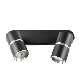 lampa-scienno-sufit-bamboo-2xgu10-czarna