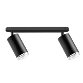 lampa-scienno-sufit-turyn-2xgu10-ip44-czarna-bryzgoszczelna