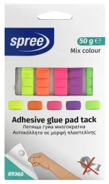 masa-mocujaca-samoprzylepna-kolorowa-wielokrotnego-uzytku-spree-50-g