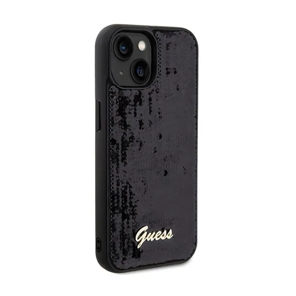 guess-sequin-script-metal-etui-iphone-14-czarny-stan-nowy
