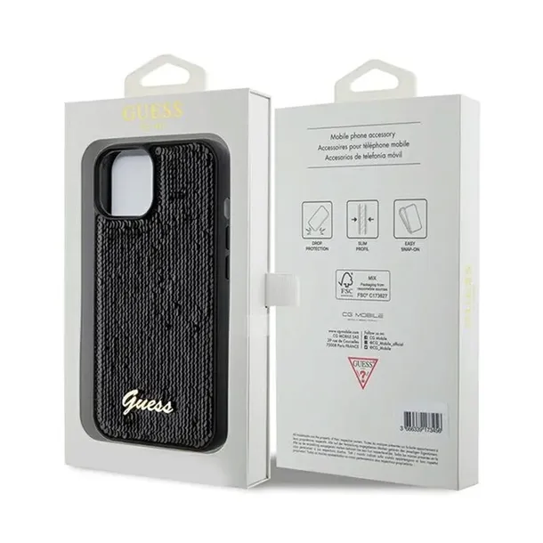 guess-sequin-script-metal-etui-iphone-14-czarny-stan-nowy