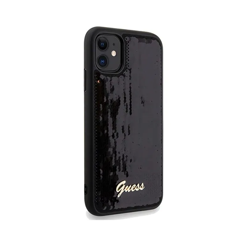 guess-sequin-script-metal-etui-iphone-11-czarny