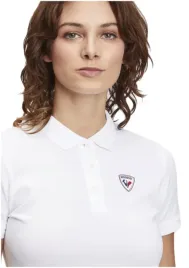 koszulka-polo-rossignol-damska-polowka-biala-z-logo-xs