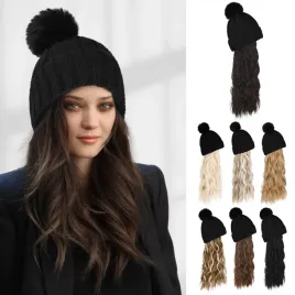 peruka-czarne-wlosy-dlugie-beanie-z-czapka-zestaw