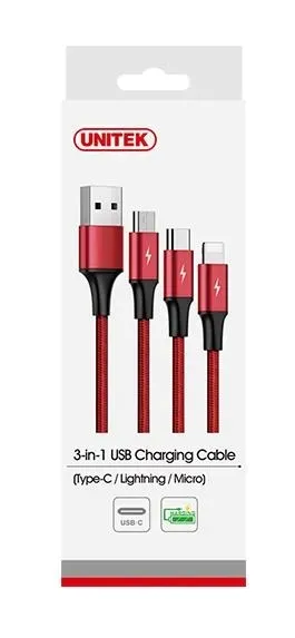 unitek-c4049rd-3-in-1-usb-charging-cable-stan-nowy