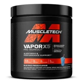 vapor-x5-pre-workout-blue-razz-freeze-252-grams