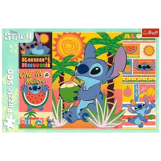 puzzle-500-holidays-with-stitch-trefl-kod-producenta-37483