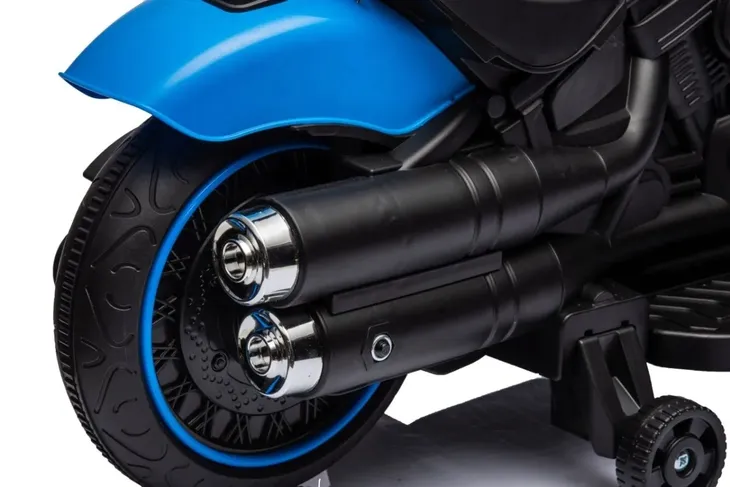 motorek-chopper-faster-niebieski-stan-nowy