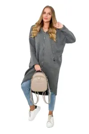 bluza-ocieplana-dluga-grafit-melanz