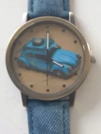 zegarek-na-reke-auto-niebieski-pasek-prezent
