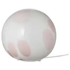 ikea-fado-lampa-stolowa-rozowy-szklo-25-cm