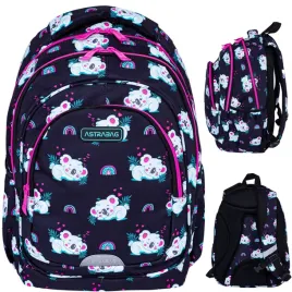 plecak-szkolny-trzykomorowy-astra-bag-ab330-sleepy-koala
