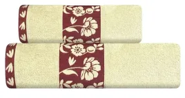 recznik-flora-kwiaty-70x140-ecru