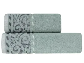 recznik-victoria-elegancka-bordiura-50x90-mietowy