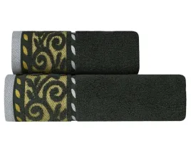 recznik-victoria-elegancka-bordiura-50x90-zielony