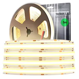 tasma-led-cob-12v-5m-rolki-neon-pasek-neutralna-linia-900lm-m-10w-m-mocna