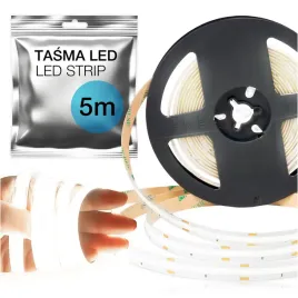 tasma-led-cob-5m-ledy-230v-12v-neon-biala-zimna-6000k-mocna-4500lm-50w