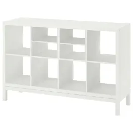 ikea-kallax-regal-z-rama-nosna-z-2-wkladami-z-polka-bialy-147x94-cm