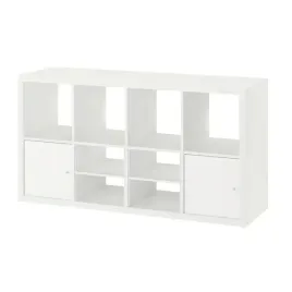 ikea-kallax-regal-z-2-drzwi-z-2-wkladami-z-polka-bialy-147x77-cm