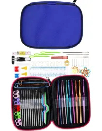 zestaw-do-szydelkowania-dla-poczatkujacych-100-elementow-niebieskie-etui