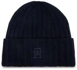 czapka-zimowa-tommy-hilfiger-damska-granatowa-z-domieszka-welny-i-kaszmiru