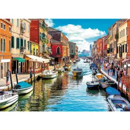 puzzle-2000-widok-lodz-lodki-gondole-kanal-obraz-miasto-wenecja-16-trefl
