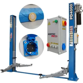 podnosnik-dwukolumnowy-hydrauliczny-4t-automat-nortec-dlugie-ramiona-150cm