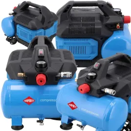 kompresor-bezolejowy-dwutlokowy-cichy-lmo-6-126-airpress-6l-8-bar-126-l-min