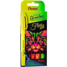 zestaw-pisakow-brush-sign-pen-fluoart-kpl-5szt-pentel