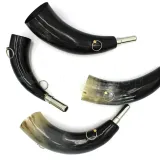 rog-mysliwski-naturalny-bawoli-26cm-stan-nowy-model-naturalny-rog-bawoli