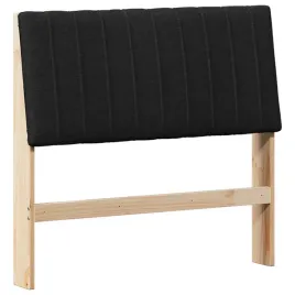 tapicerowane-wezglowie-czarny-100-cm-lite-drewno-sosnowe
