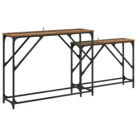 konsola-2-szt-stare-drewno-100-x-28-x-75-cm