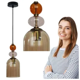 lampa-wiszaca-szklana-light-prestige-tropea-bursztynowa-zlota-e27